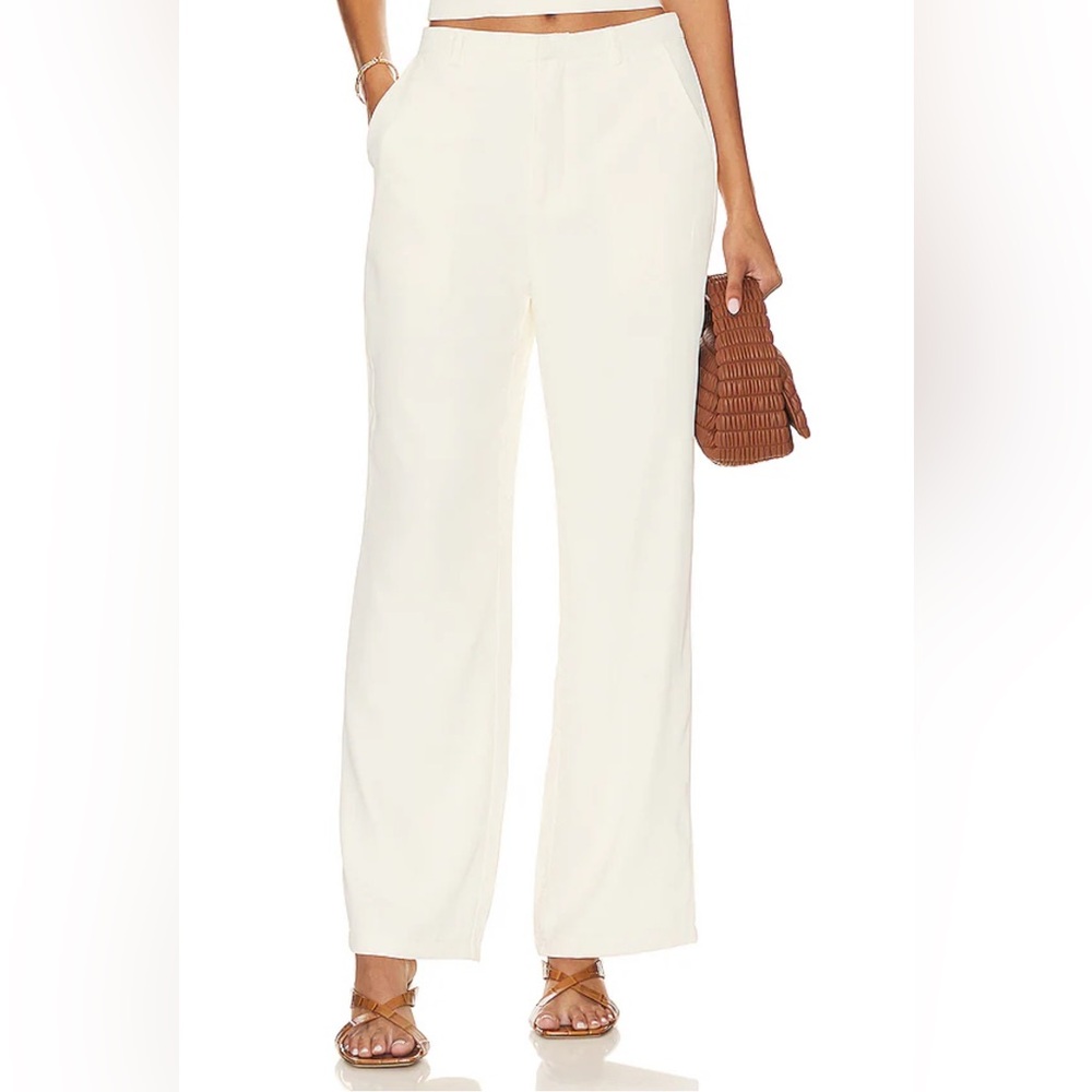 SNDYS Roma Pant in Ivory